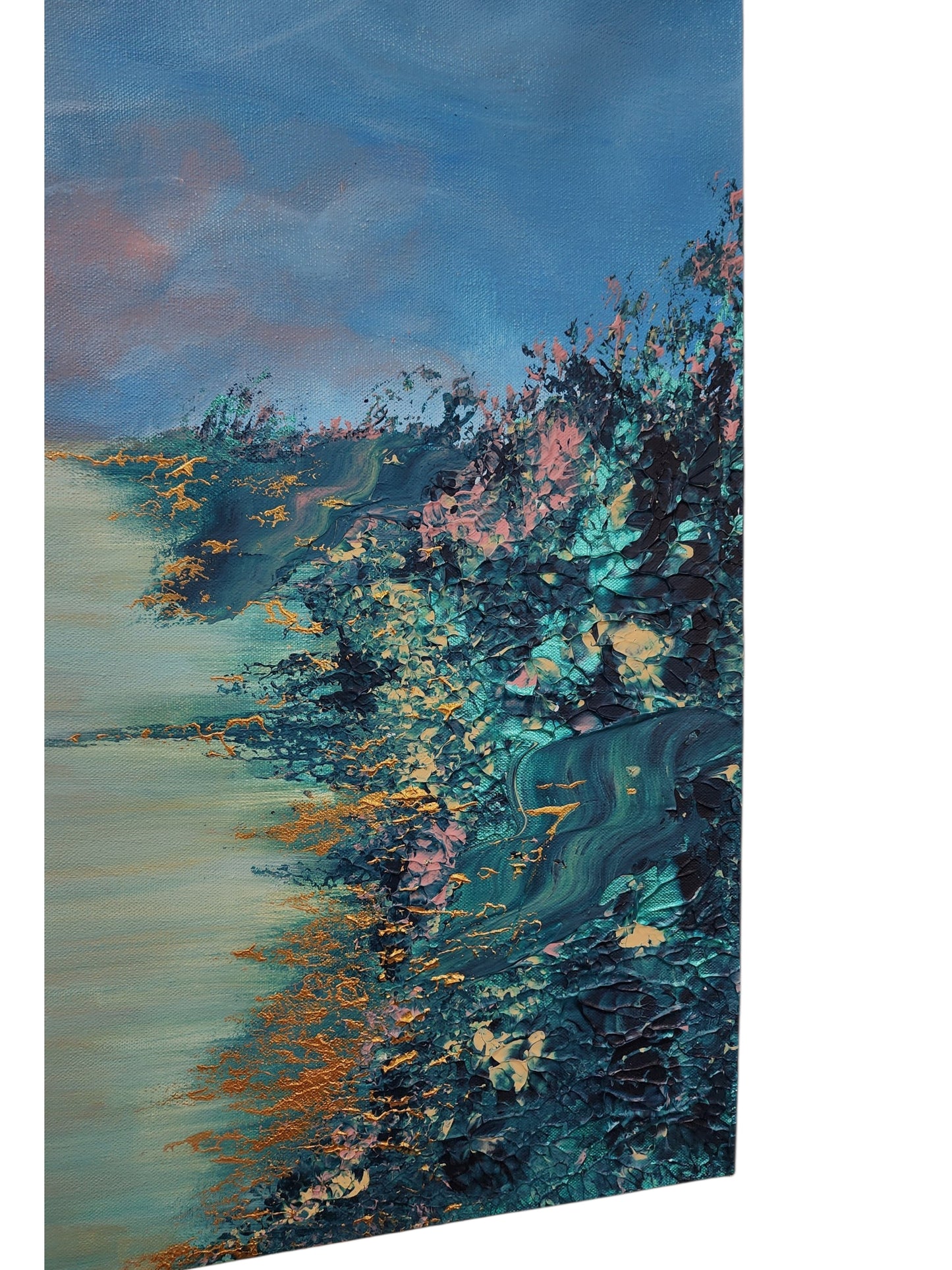 I Am Small, Yet You See Me — Original Textured Acrylic Painting