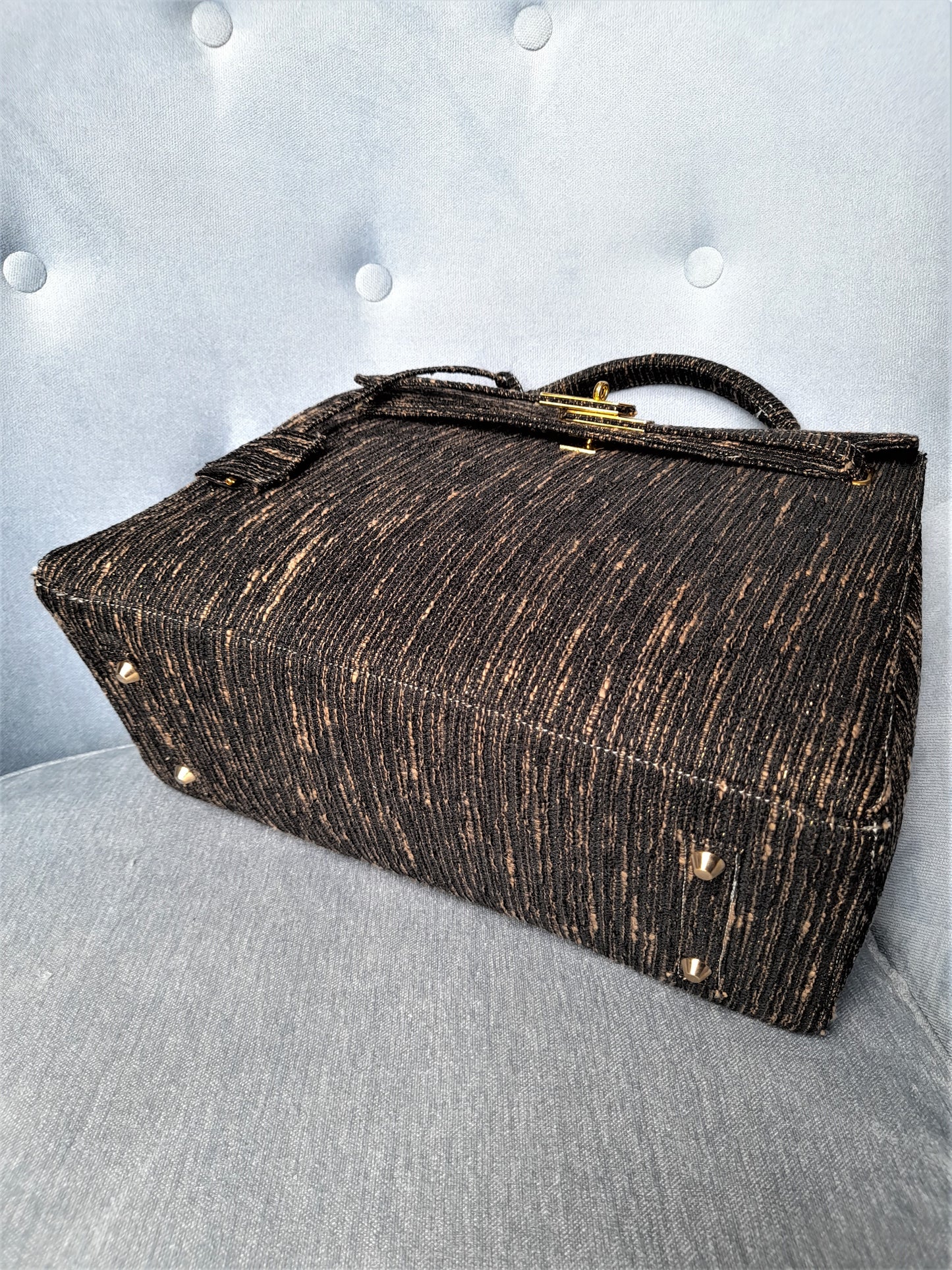 Handmade Tweed bag, Medium size (35cm)_style 24