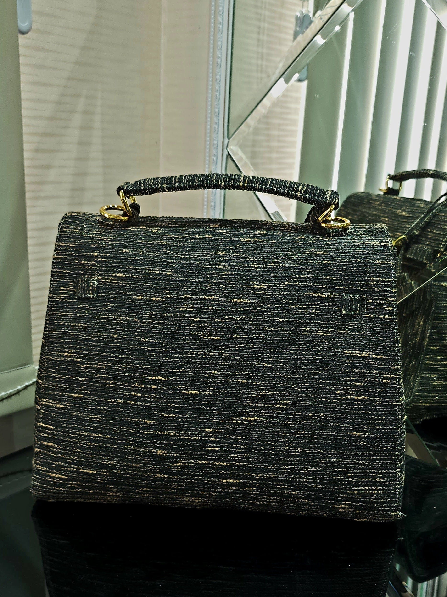 Handmade Tweed bag, Medium size (35cm)_style 24