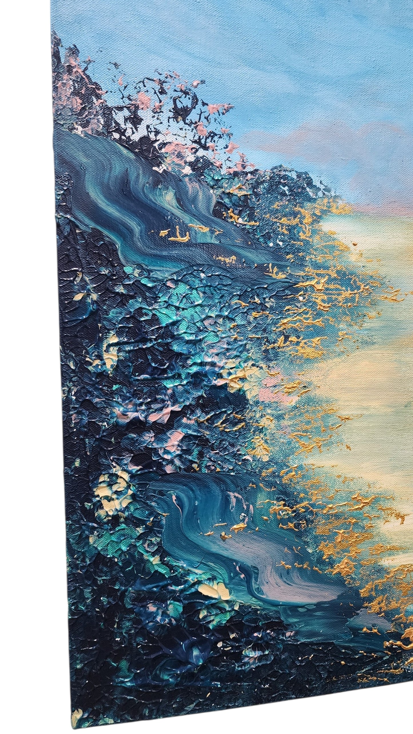 I Am Small, Yet You See Me — Original Textured Acrylic Painting