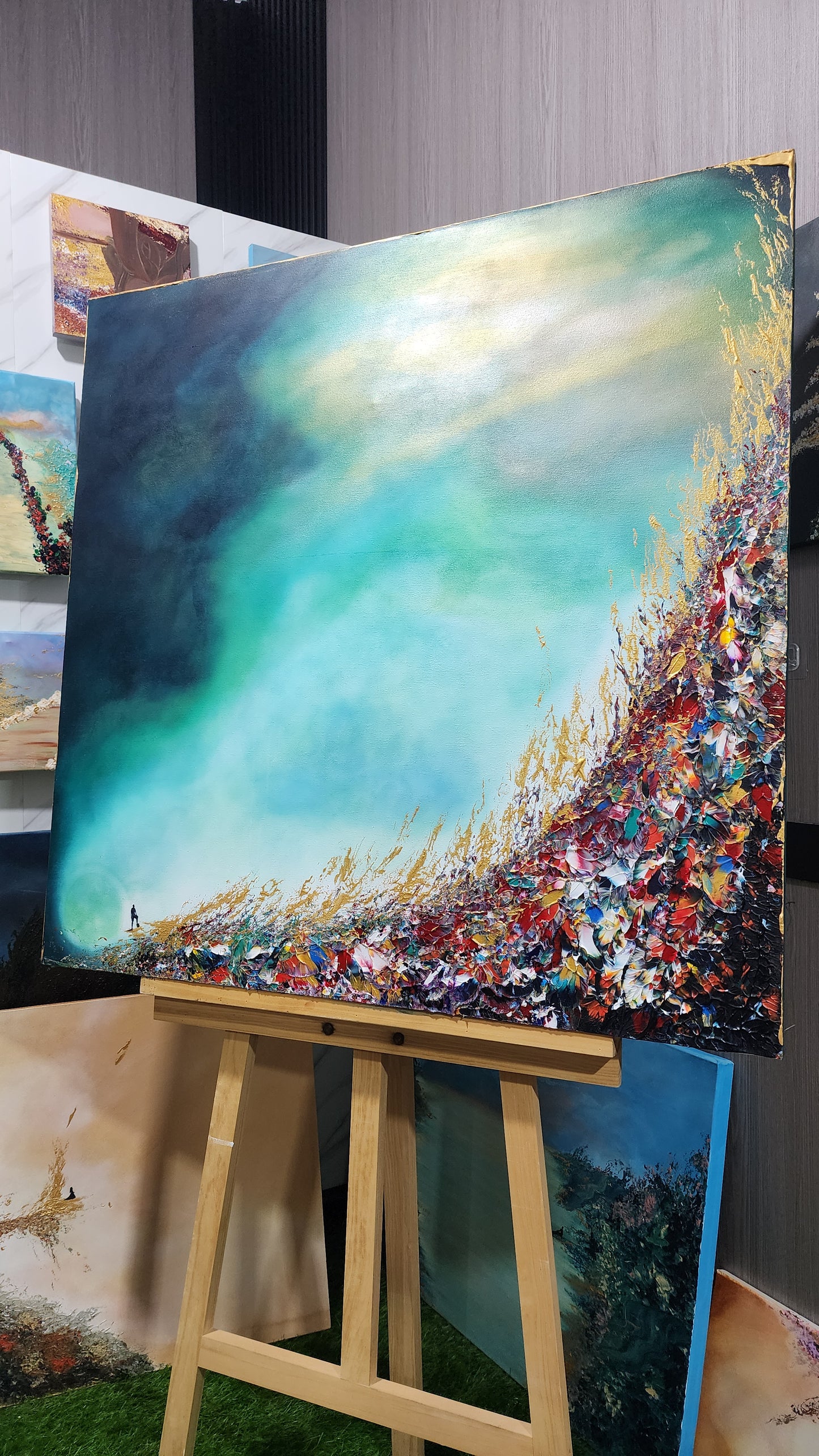 Before the World Knows His Name — Original Textured Acrylic Painting