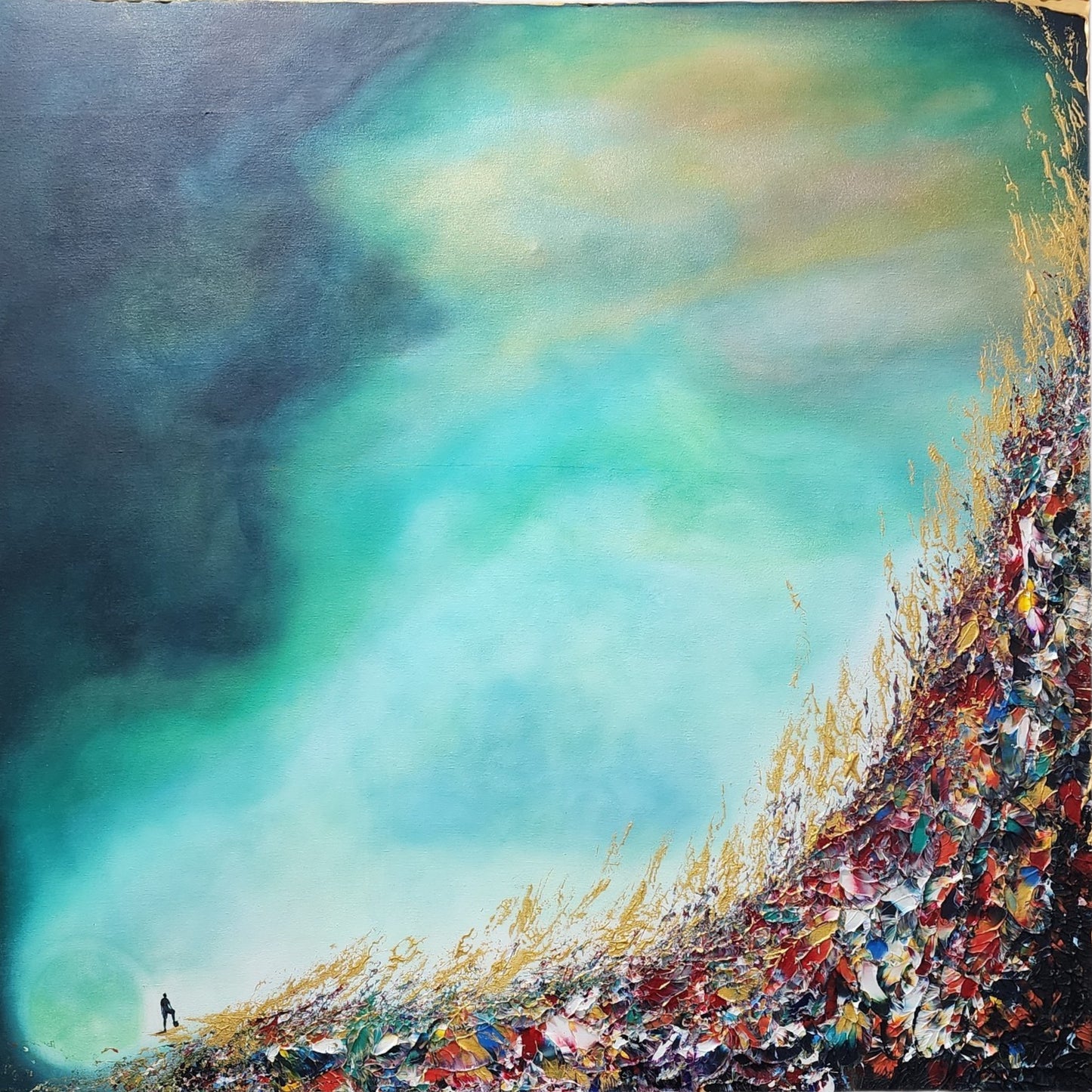 Before the World Knows His Name — Original Textured Acrylic Painting