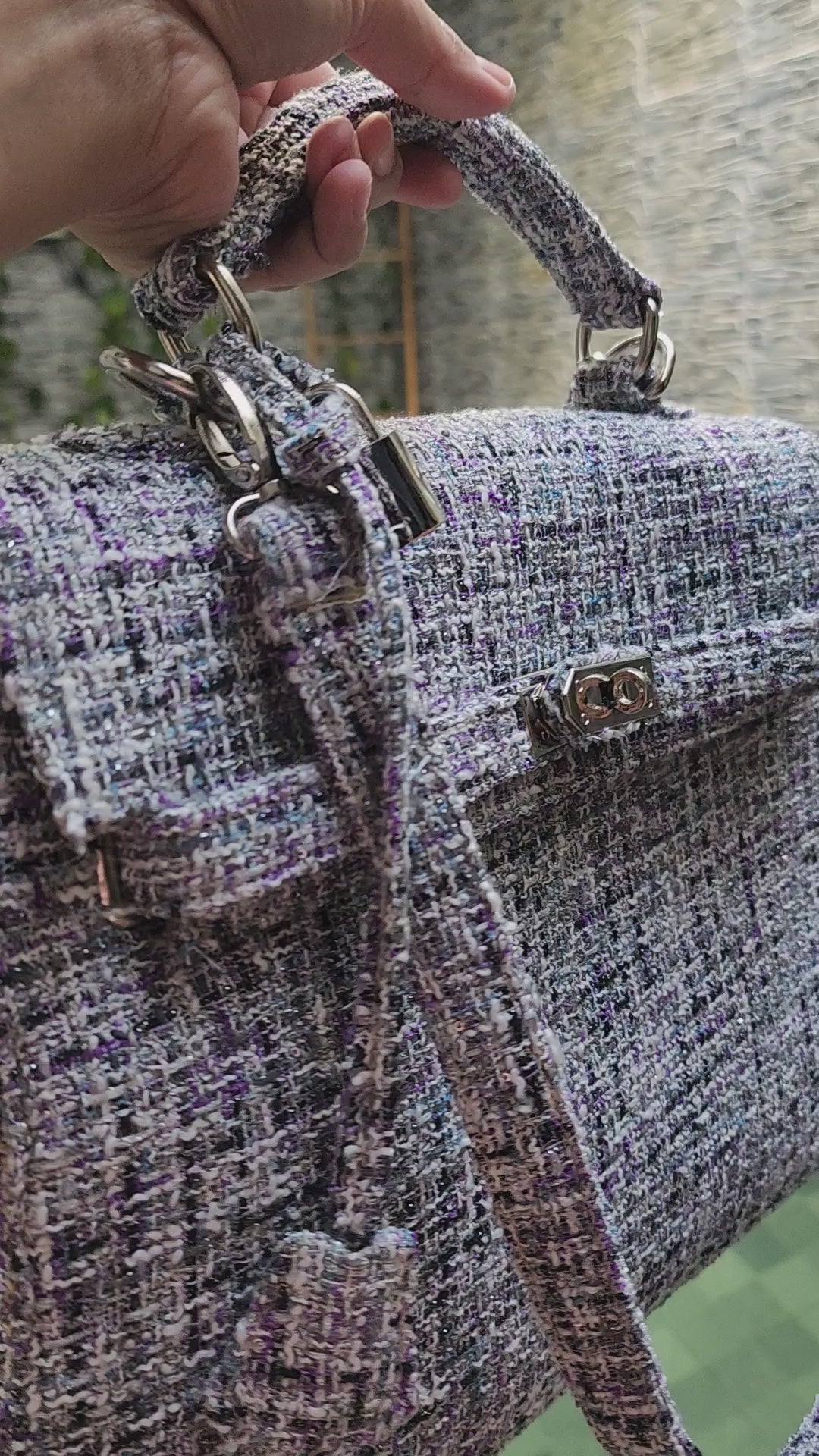 LIDNM リドム TWEED 3D LARGE BAG LIDnM Tweed 3D Large Bag black Im23aw15540 | eBay